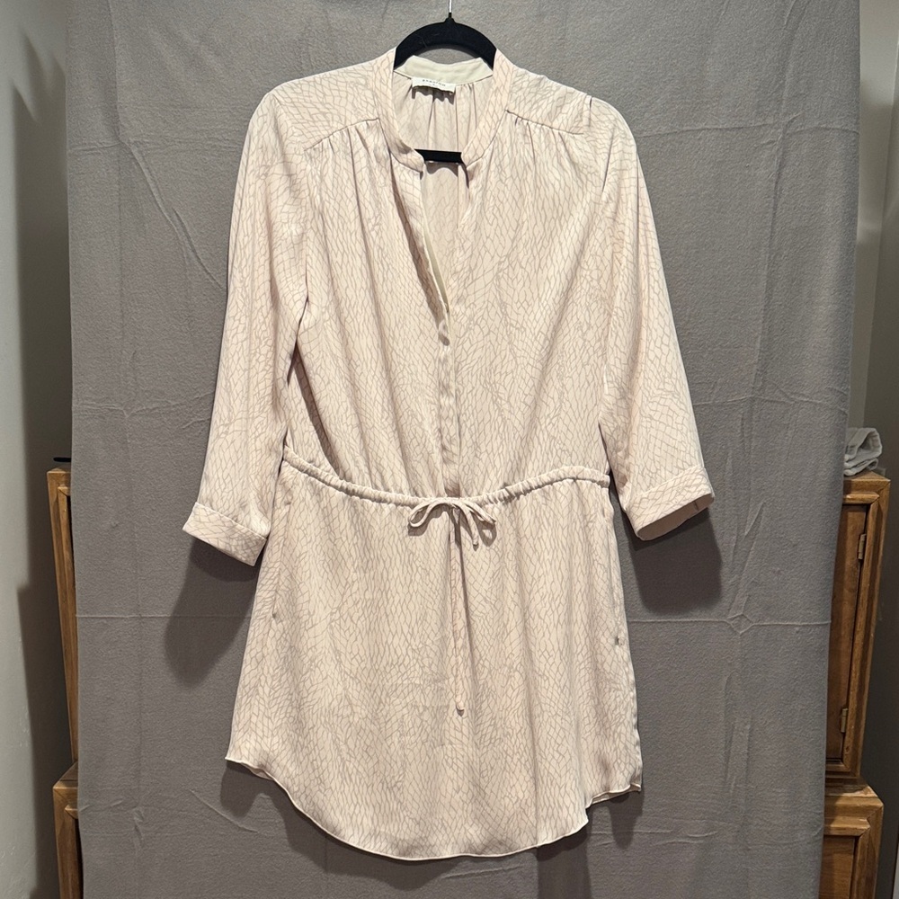 Babaton Blush Tie Waist Dress